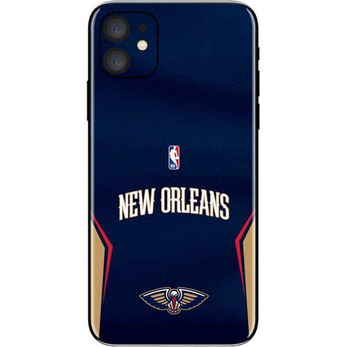 NBA New Orleans Pelicans Jersey iPhone 11 Skin