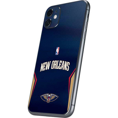 NBA New Orleans Pelicans Jersey iPhone 11 Skin