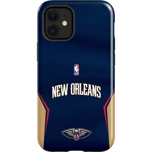 NBA New Orleans Pelicans Jersey iPhone 12 Mini Impact Case