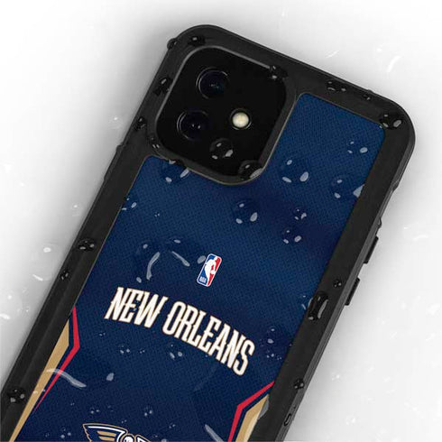 NBA New Orleans Pelicans Jersey iPhone 12 Mini Waterproof Case