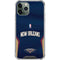 NBA New Orleans Pelicans Jersey iPhone 12 Pro Clear Case