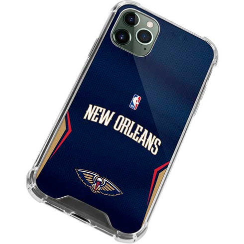 NBA New Orleans Pelicans Jersey iPhone 12 Pro Clear Case