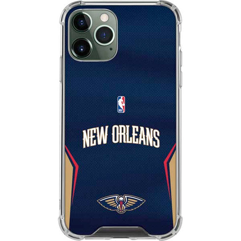 NBA New Orleans Pelicans Jersey iPhone 12 Pro Max Clear Case