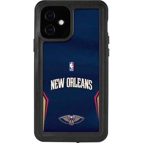 NBA New Orleans Pelicans Jersey iPhone 12 Waterproof Case