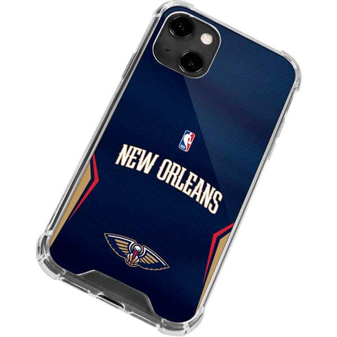 NBA New Orleans Pelicans Jersey iPhone 13 Clear Case