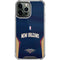 NBA New Orleans Pelicans Jersey iPhone 14 Pro Max Clear Case