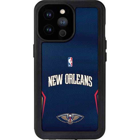 NBA New Orleans Pelicans Jersey iPhone 14 Pro Max Waterproof Case