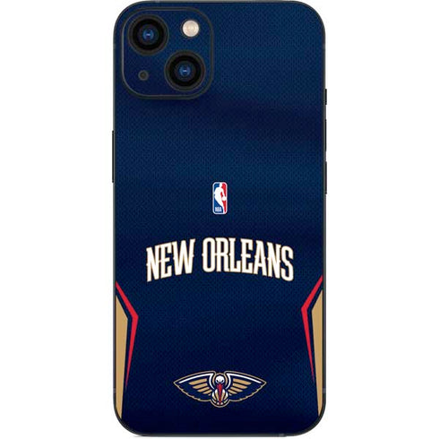 NBA New Orleans Pelicans Jersey iPhone Skins