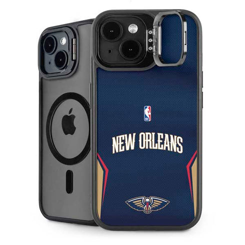 NBA New Orleans Pelicans Jersey iPhone 15 Kickstand Case