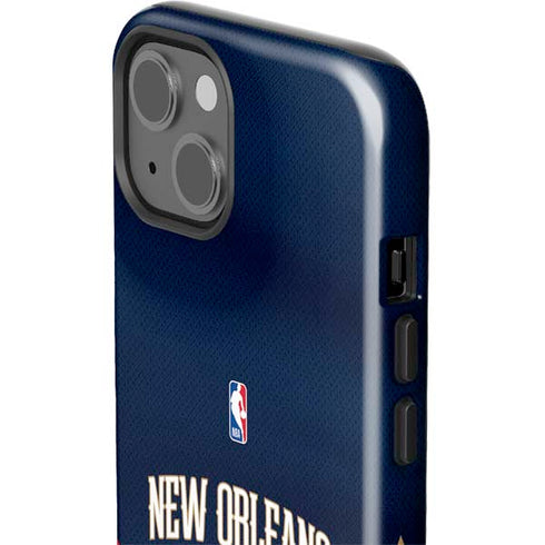 NBA New Orleans Pelicans Jersey iPhone 15 Plus Impact Case
