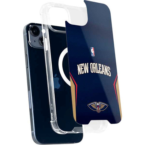 NBA New Orleans Pelicans Jersey iPhone 15 Plus MagSafe Case