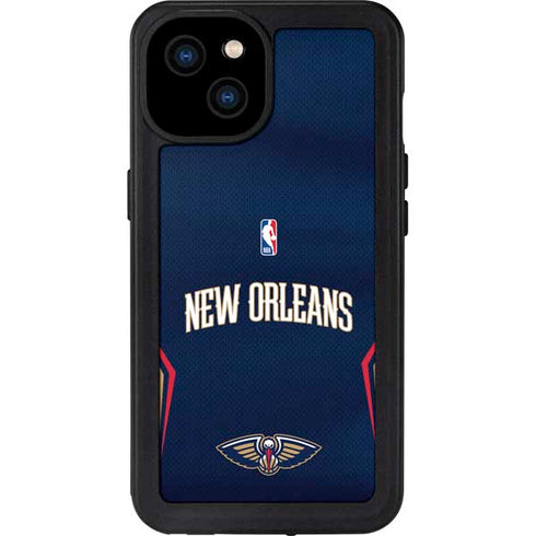 NBA New Orleans Pelicans Jersey iPhone 15 Plus Waterproof Case