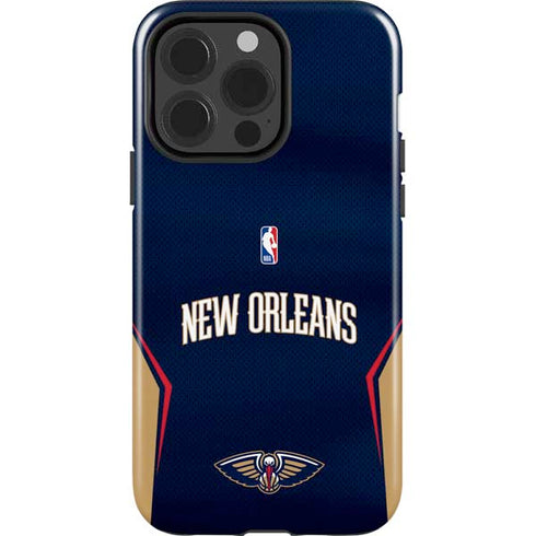 NBA New Orleans Pelicans Jersey iPhone 15 Pro Impact Case