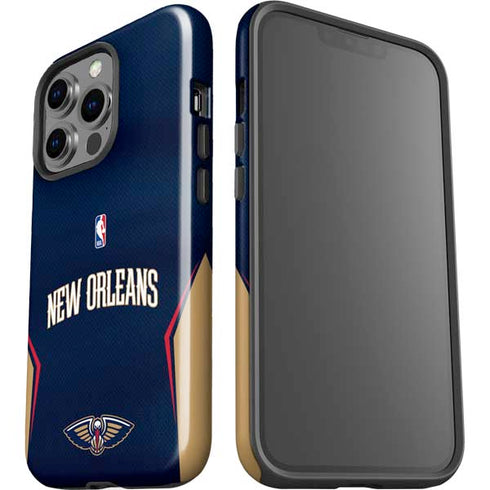 NBA New Orleans Pelicans Jersey iPhone 15 Pro Impact Case