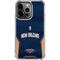 NBA New Orleans Pelicans Jersey iPhone 15 Pro Max Clear Case