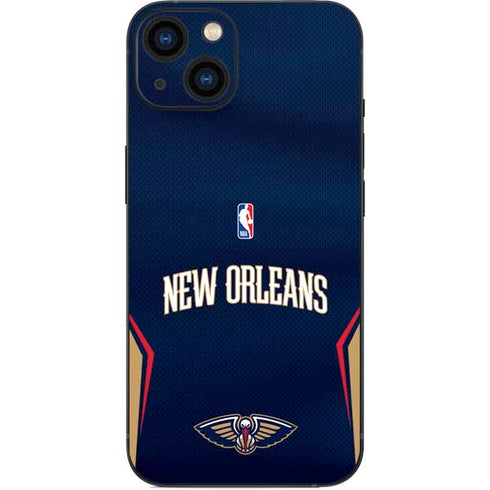 NBA New Orleans Pelicans Jersey iPhone 15 Skin