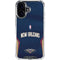 NBA New Orleans Pelicans Jersey iPhone 16 Clear Case