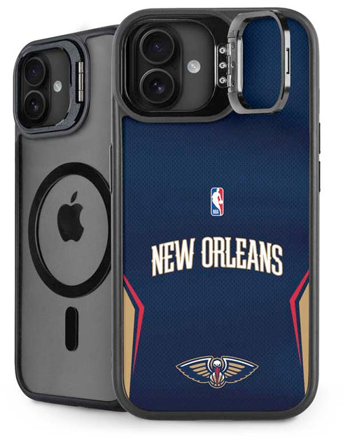 NBA New Orleans Pelicans Jersey iPhone 16 Kickstand Case