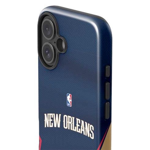 NBA New Orleans Pelicans Jersey iPhone 16 Plus Impact Case