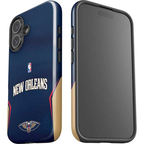 NBA New Orleans Pelicans Jersey iPhone 16 Plus Impact Case
