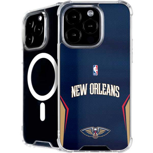 NBA New Orleans Pelicans Jersey iPhone 16 Pro Max MagSafe Case