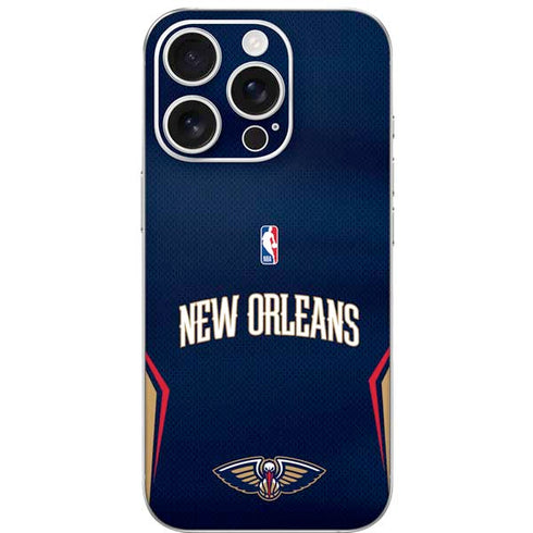 NBA New Orleans Pelicans Jersey iPhone 16 Pro Skin