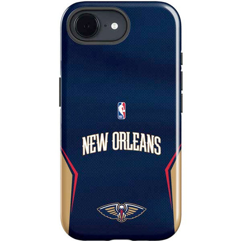 NBA New Orleans Pelicans Jersey iPhone 16e Impact Case