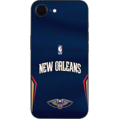 NBA New Orleans Pelicans Jersey iPhone 16e Skin