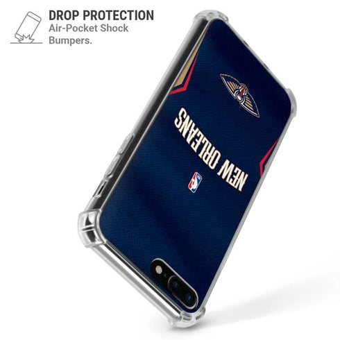 NBA New Orleans Pelicans Jersey iPhone 7/8 Plus Clear Case