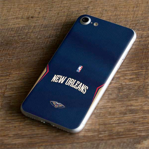 NBA New Orleans Pelicans Jersey iPhone 7 Skin