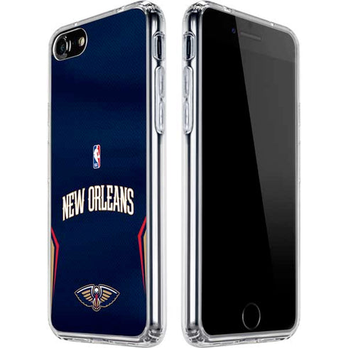 NBA New Orleans Pelicans Jersey iPhone SE (2nd & 3rd Gen) Clear Case