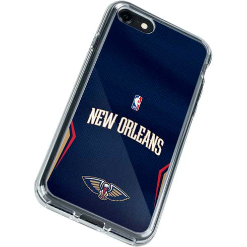 NBA New Orleans Pelicans Jersey iPhone SE (2nd & 3rd Gen) Clear Case