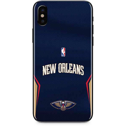 NBA New Orleans Pelicans Jersey iPhone X Skin