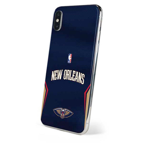 NBA New Orleans Pelicans Jersey iPhone X Skin