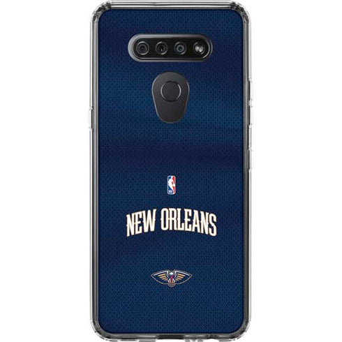 NBA New Orleans Pelicans Jersey LG K51/Q51 Clear Case