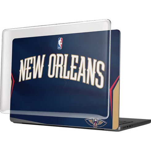 NBA New Orleans Pelicans Jersey MacBook Pro 14in (2021-24) Case plus Skin