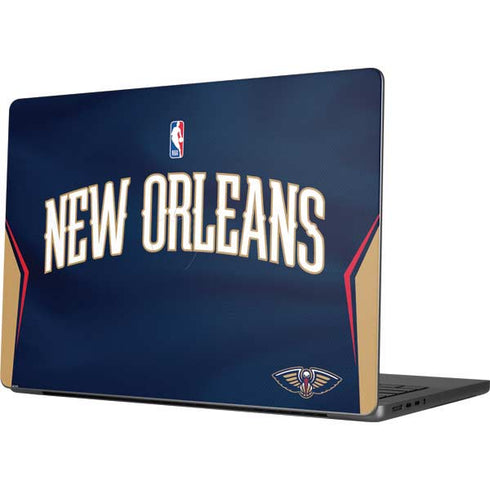 NBA New Orleans Pelicans Jersey MacBook Pro 14in (2021-24) Skin