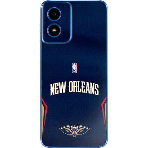 NBA New Orleans Pelicans Jersey Moto G Play 4G (2024) Skin