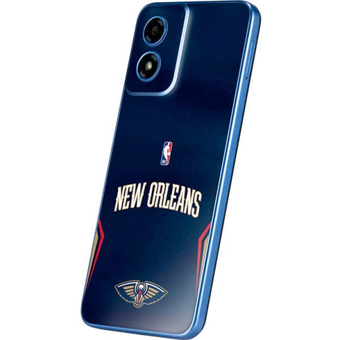NBA New Orleans Pelicans Jersey Moto G Play 4G (2024) Skin