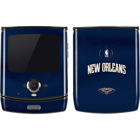 NBA New Orleans Pelicans Jersey Motorola RAZR Skin
