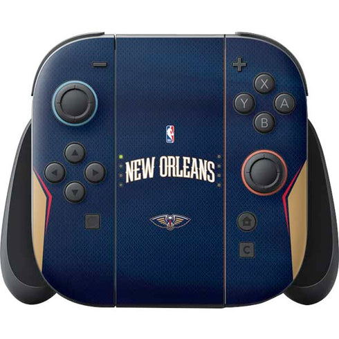 NBA New Orleans Pelicans Jersey Nintendo Switch 2 (2025) Joy-Con Controller Skin