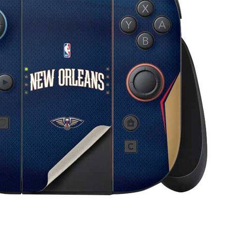 NBA New Orleans Pelicans Jersey Nintendo Switch 2 (2025) Joy-Con Controller Skin