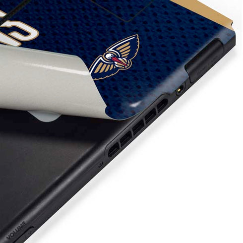 NBA New Orleans Pelicans Jersey Nintendo Switch Bundle Skin