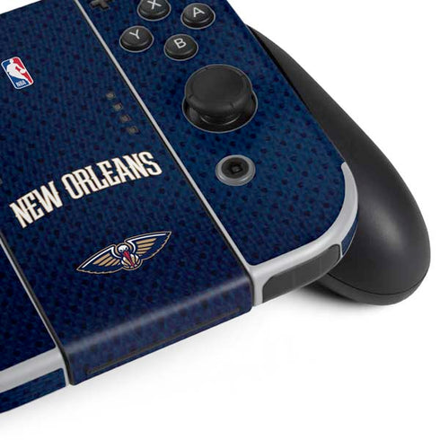 NBA New Orleans Pelicans Jersey Nintendo Switch OLED (2021) Skin
