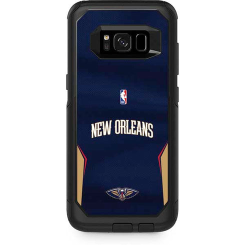 NBA New Orleans Pelicans Jersey Otterbox Commuter Galaxy Skin