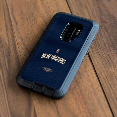 NBA New Orleans Pelicans Jersey Otterbox Defender Galaxy Skin