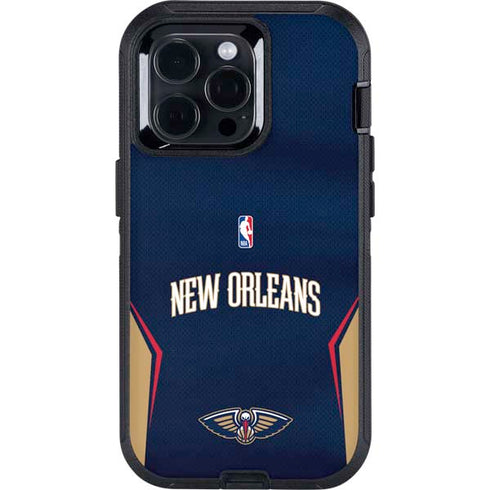 NBA New Orleans Pelicans Jersey Otterbox Defender iPhone Skin