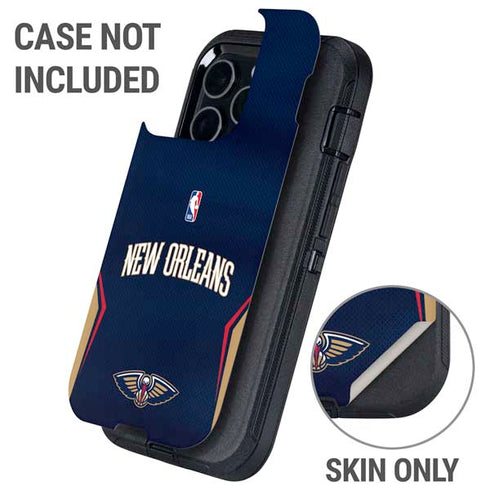 NBA New Orleans Pelicans Jersey Otterbox Defender iPhone Skin