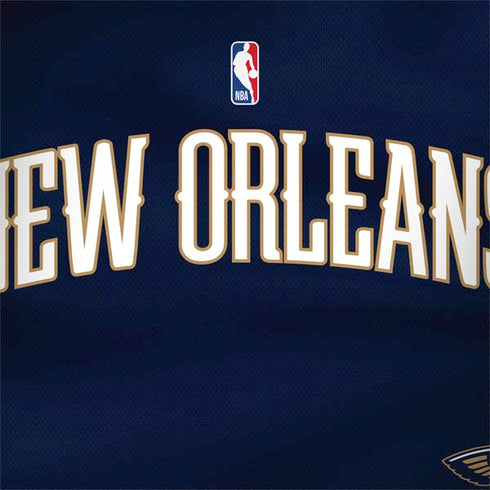 NBA New Orleans Pelicans Jersey PlayStation 4 Gold Wireless Headset Skin