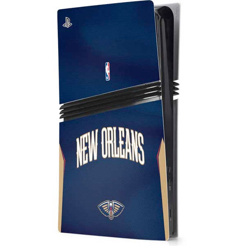 NBA New Orleans Pelicans Jersey PS5 Pro Console Skin